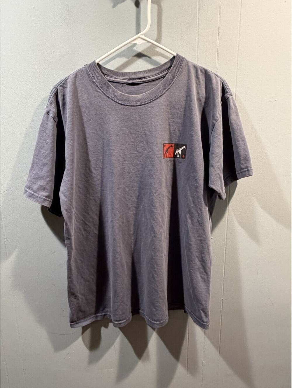 Mens Unbranded T Shirt Short Sleeves Blue Phoenix Zoo Print